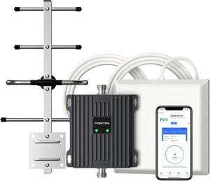Verizon AT&T Signal Booster 4,500 Sq Ft, 4G LTE 5G Band 12/13/17, 65dB Repeater